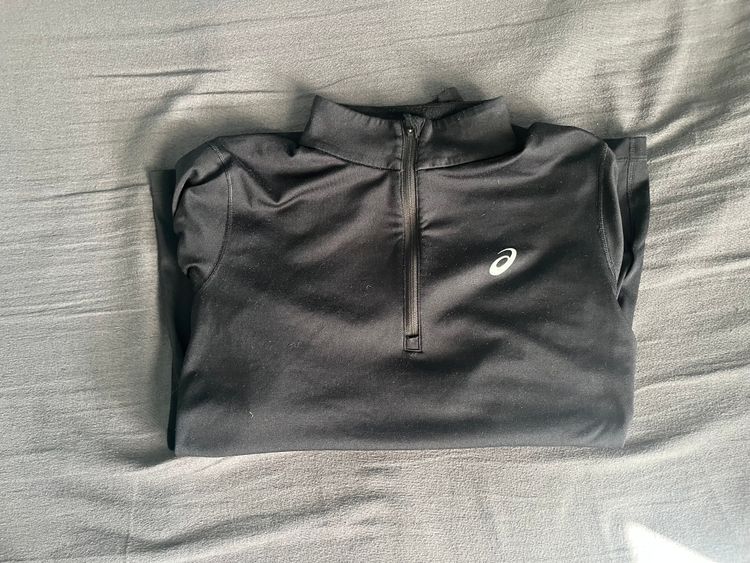Asics Black Quarter-Zip Top