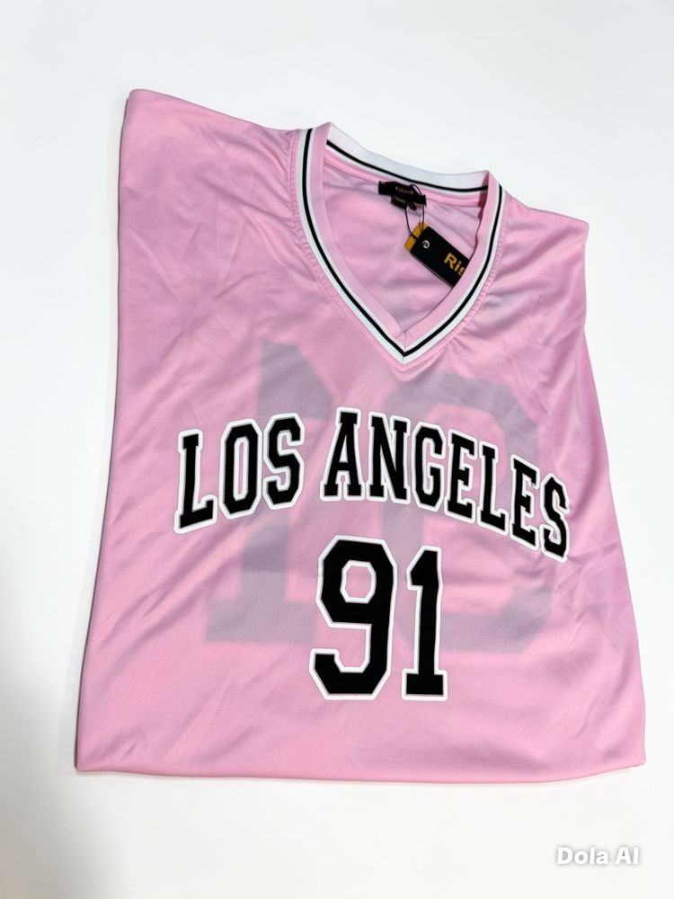 Pink Top With Los Angeles 91 Print image 1