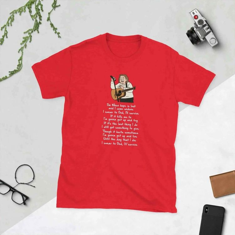 Lewis Capaldi Survive Lyrics Unisex Cotton Blend Shirt image 10