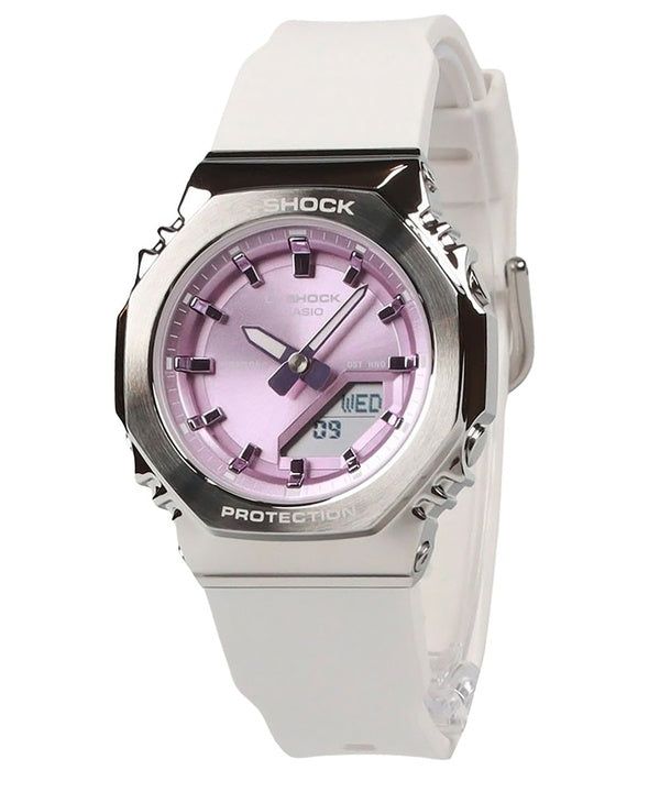 Casio G-Shock Analog Digital Bio-Based Resin Strap Pink Dial Quartz GM-S2110-7A6 200M Women's Watch image 1