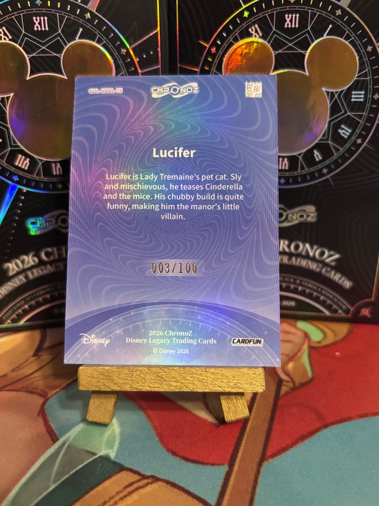 Immagine di Disney Lucifer 003/100 Trading Card 2