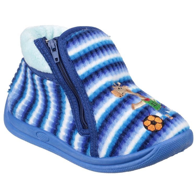 Mirak Safari Zip Up Bootie Slipper 13