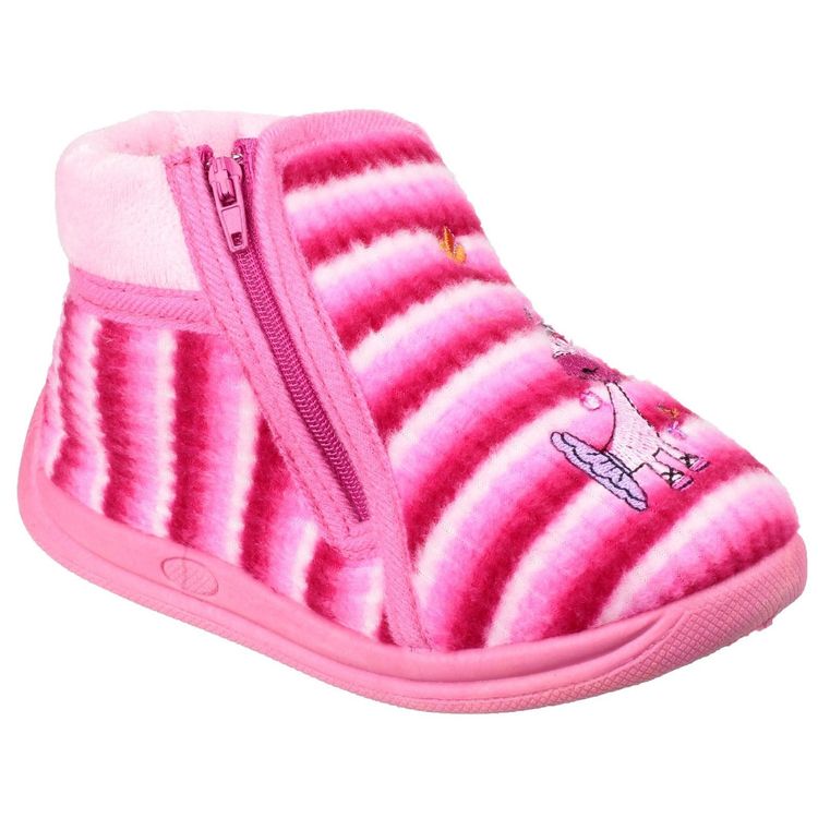 Mirak Safari Zip Up Bootie Slipper 14
