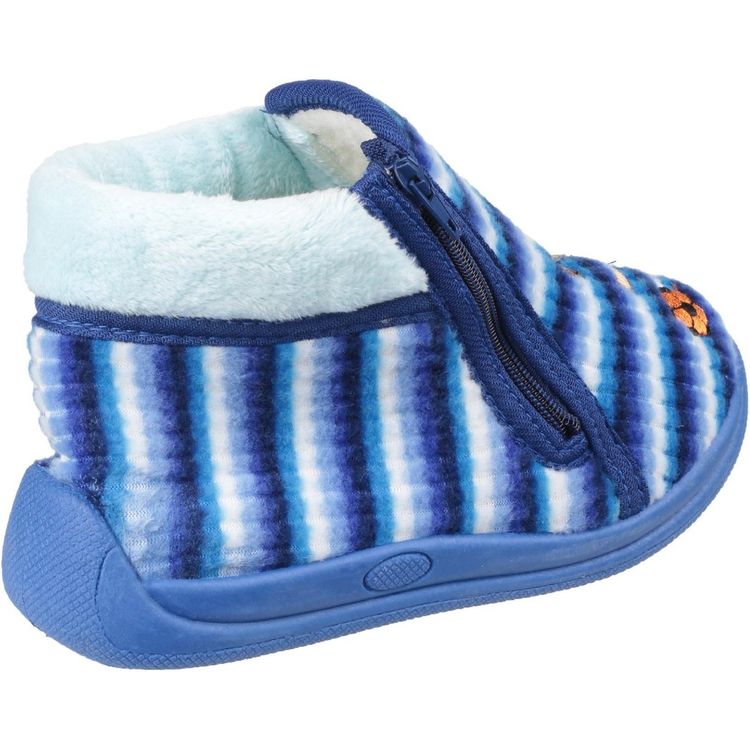 Mirak Safari Zip Up Bootie Slipper 9