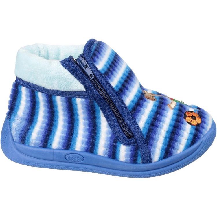 Mirak Safari Zip Up Bootie Slipper 5