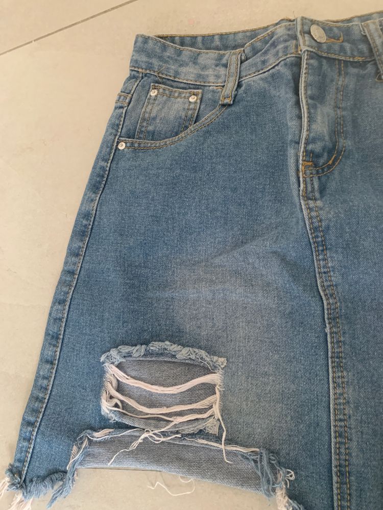 Denim Skirt 2