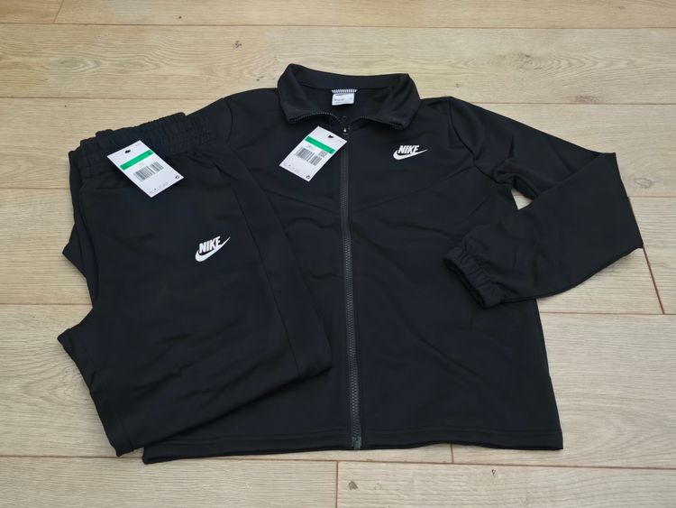 Nike Black Tracksuit Jacket And Pants Nike Sportswear Tracksuit Pants Black Bottoms FD3067-010 Kids Size X-Large🔥