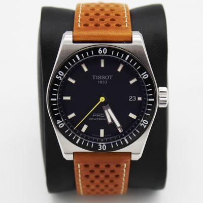 Men's Tissot PRS 516 Powermatic 80 Black Dial Pre-owned T149.407.16.051.00 1
