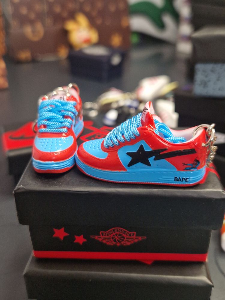 BAPE Bape Spiderman Sneakers Keychain product image
