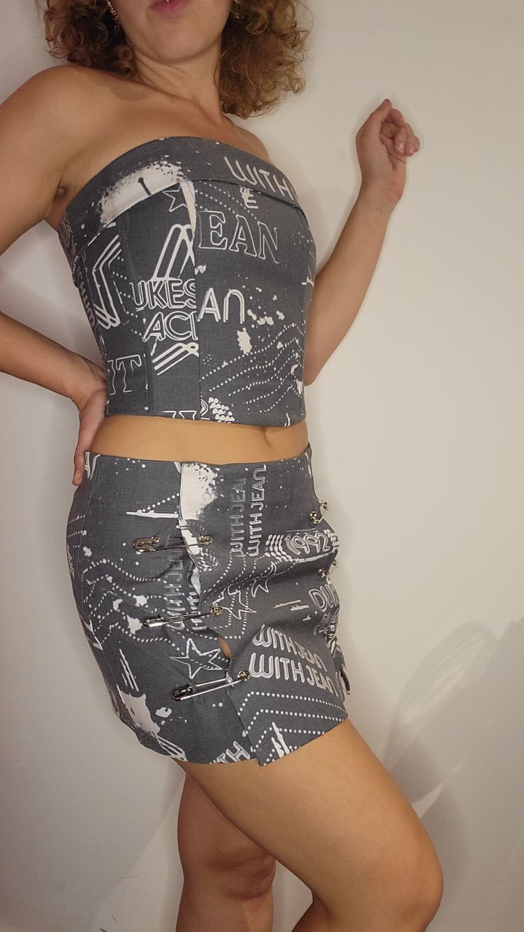 Strapless Top And Mini Skirt Set image 4