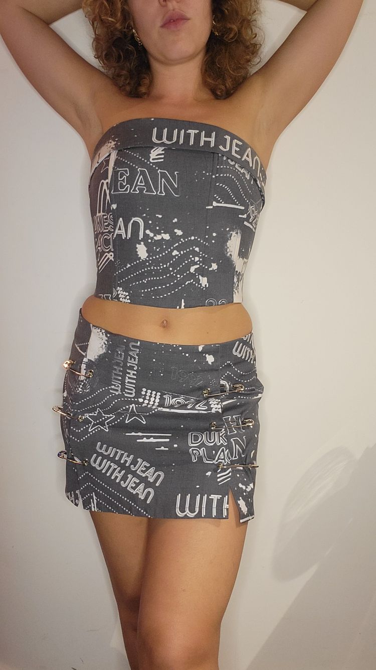 Strapless Top And Mini Skirt Set image 9