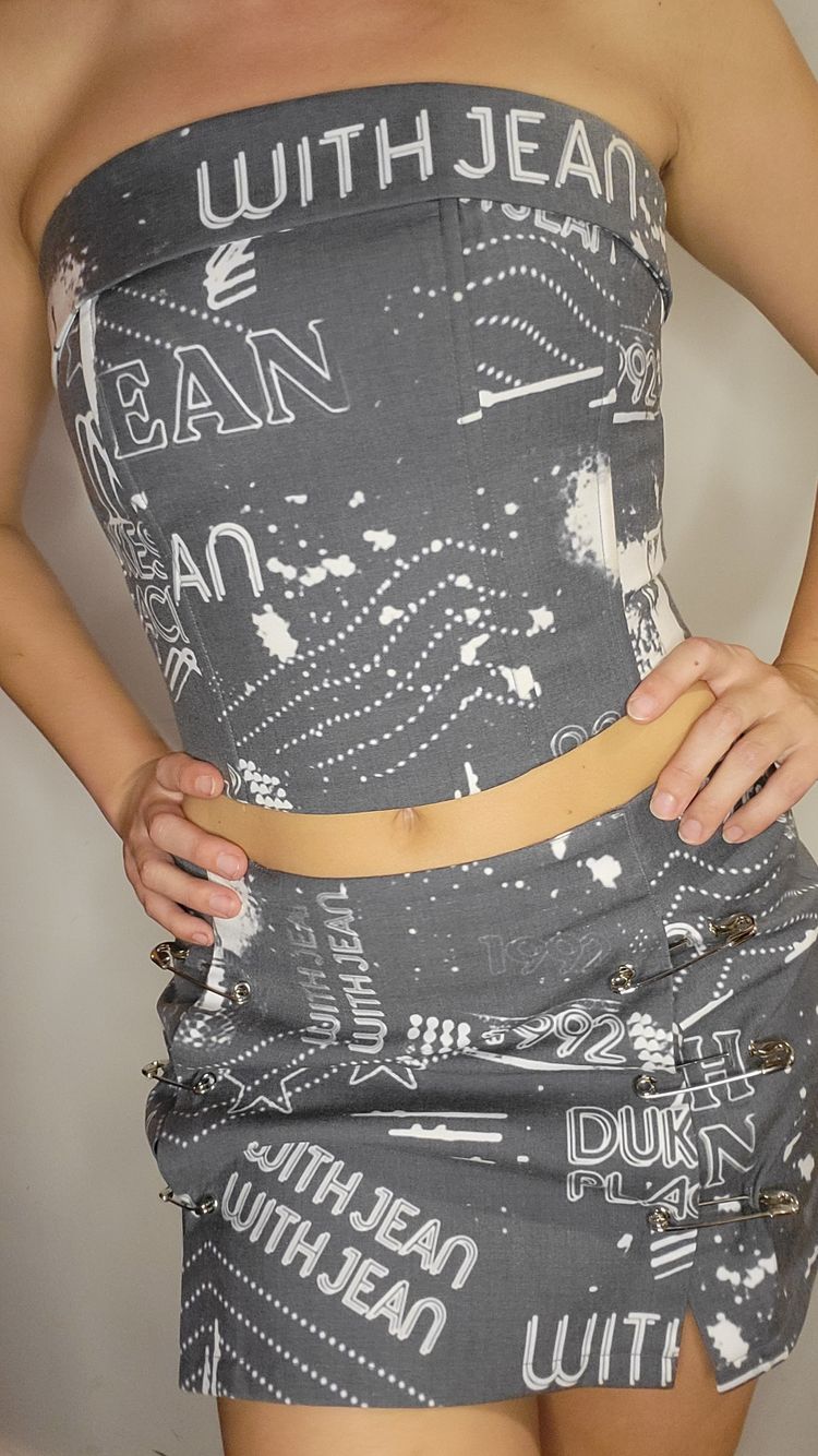 Strapless Top And Mini Skirt Set image 8