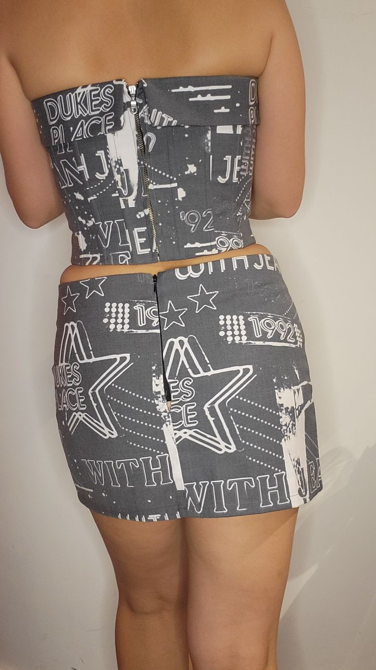 Strapless Top And Mini Skirt Set image 7