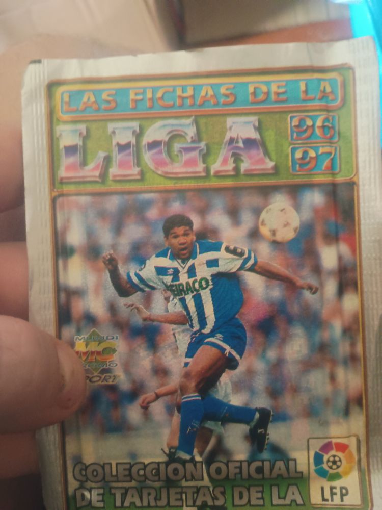 X1 sobre Las Fichas De La Liga 96-97 Trading Cards Collection