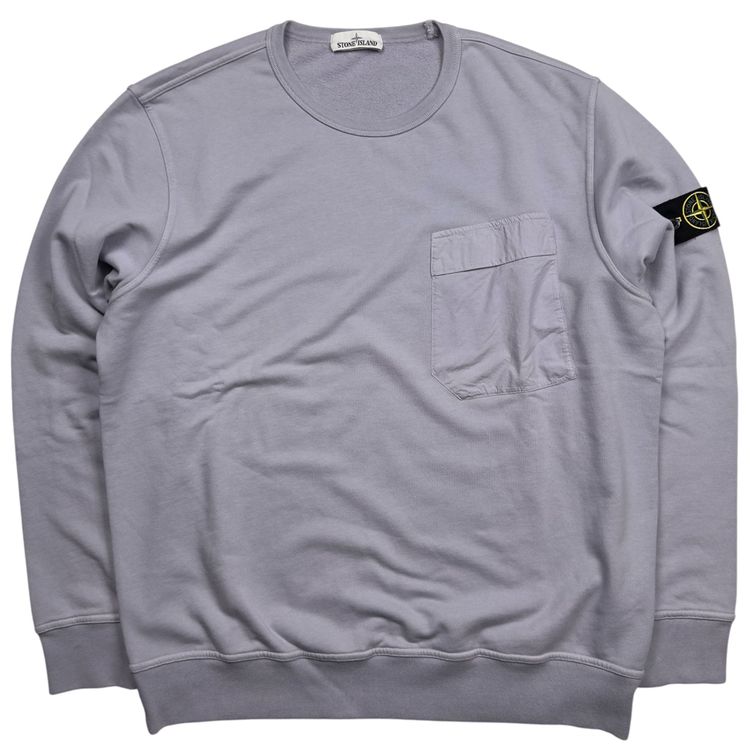 S/S 18 Stone Island Pocket Crewneck Sweater - Lavender