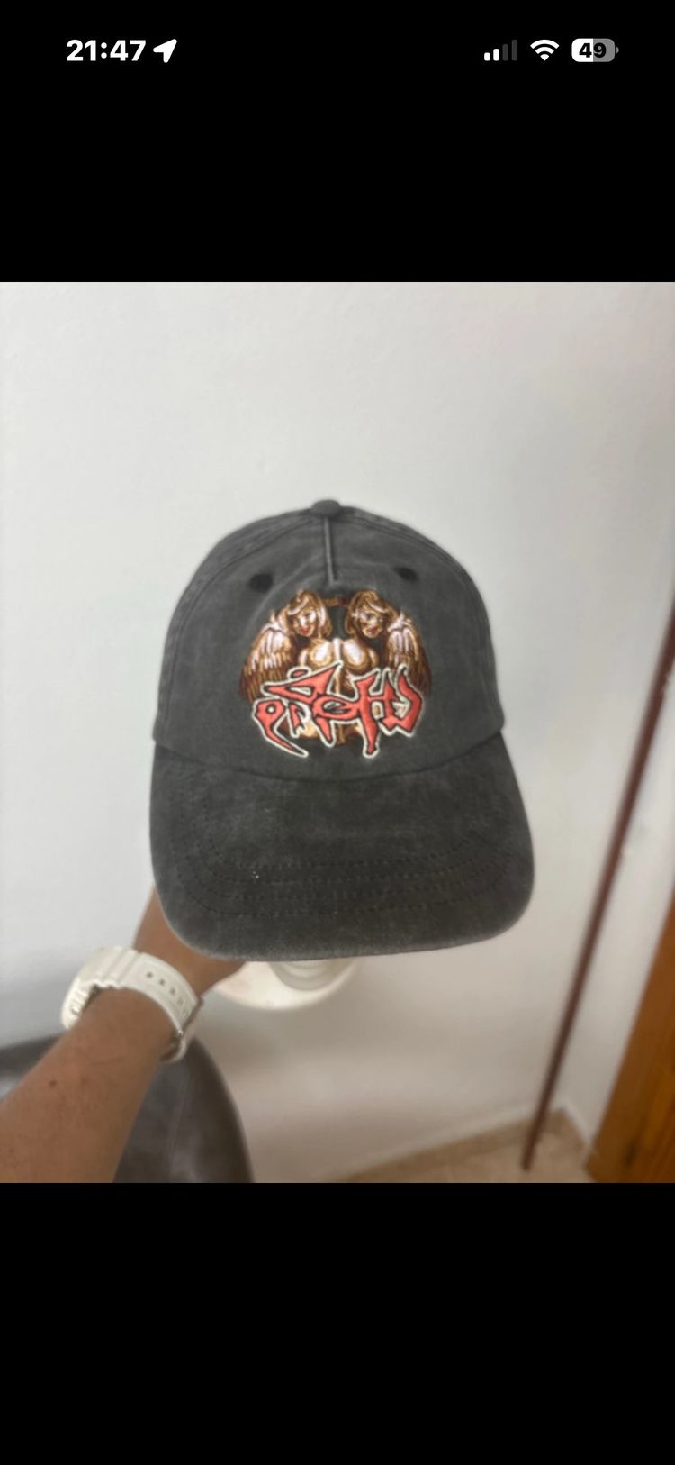 MLB Black Baseball Cap With Patches product image