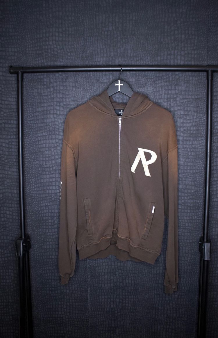 Represent Brown Zip-Up Hoodie