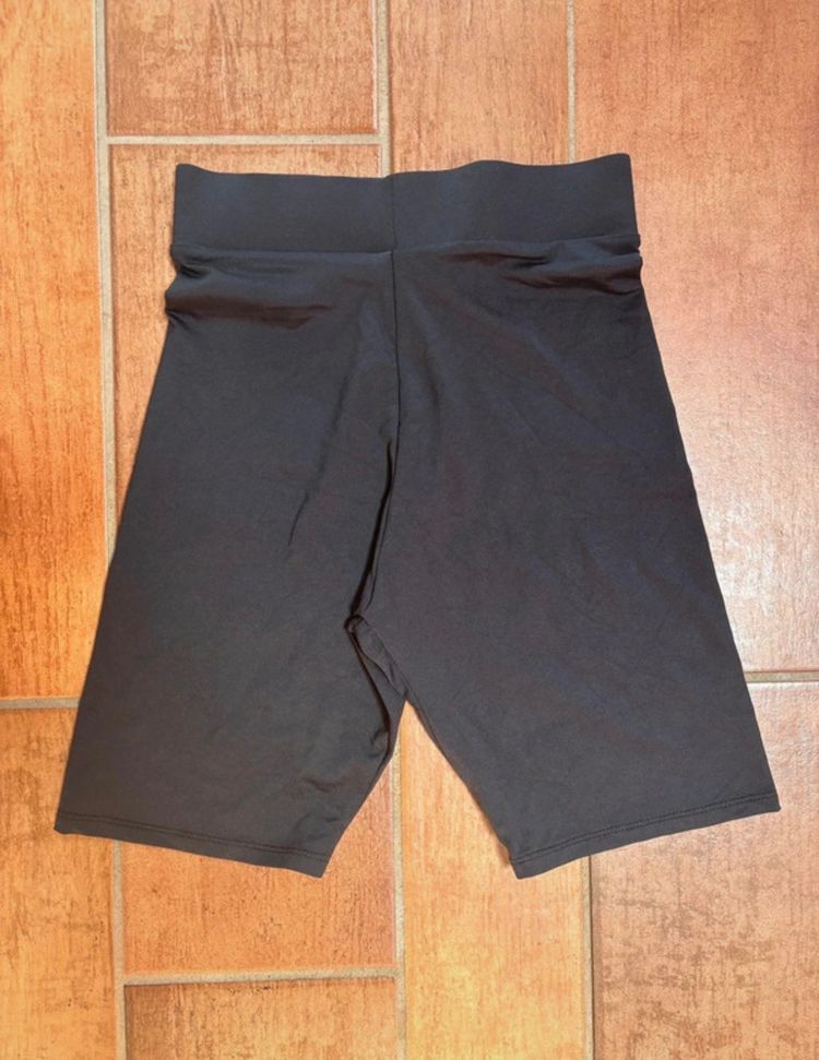 Pull&Bear Pull&Bear Cycling Shorts Black Sport Gym Biker Pants - Size S product image