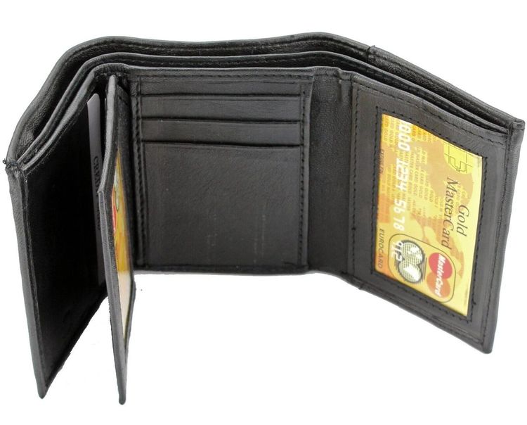 Black Leather Wallet image 1