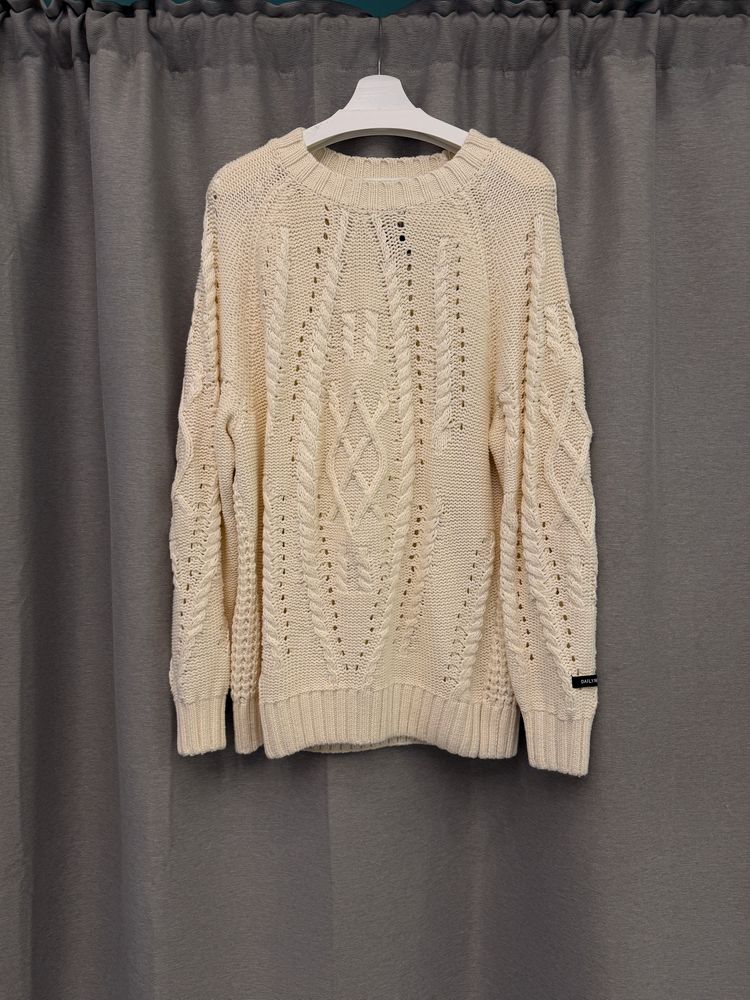 Daily Paper Cream Knit Sweater