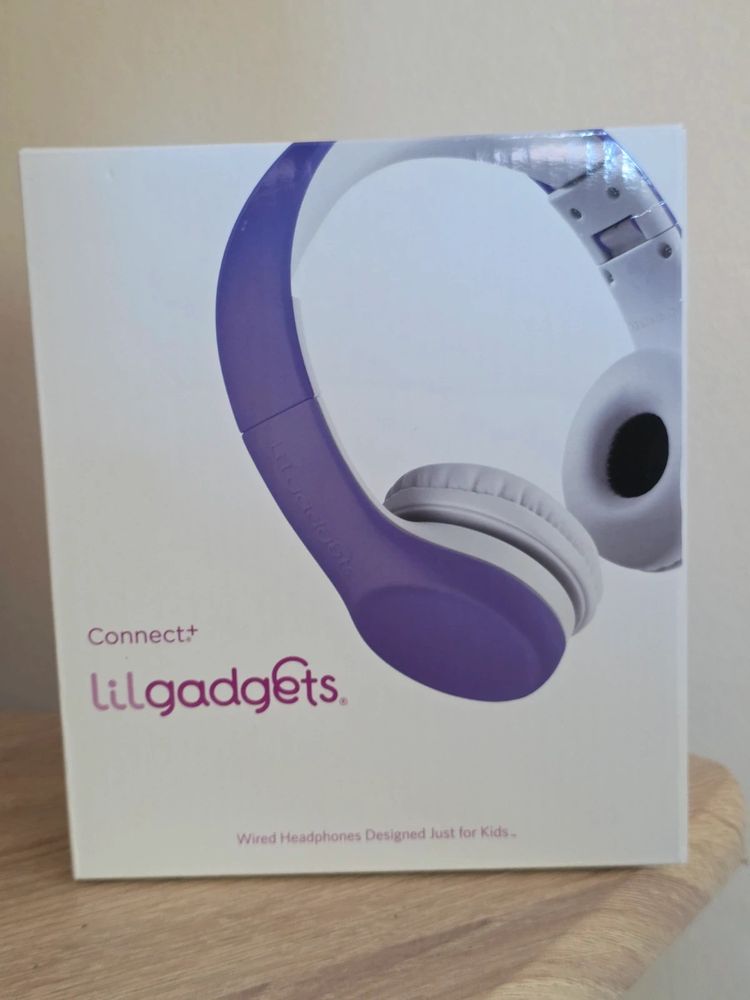 LilGadgets Connect+ Purple Kids Wired Headphones with SharePort & Box (Ages 3+) image 5