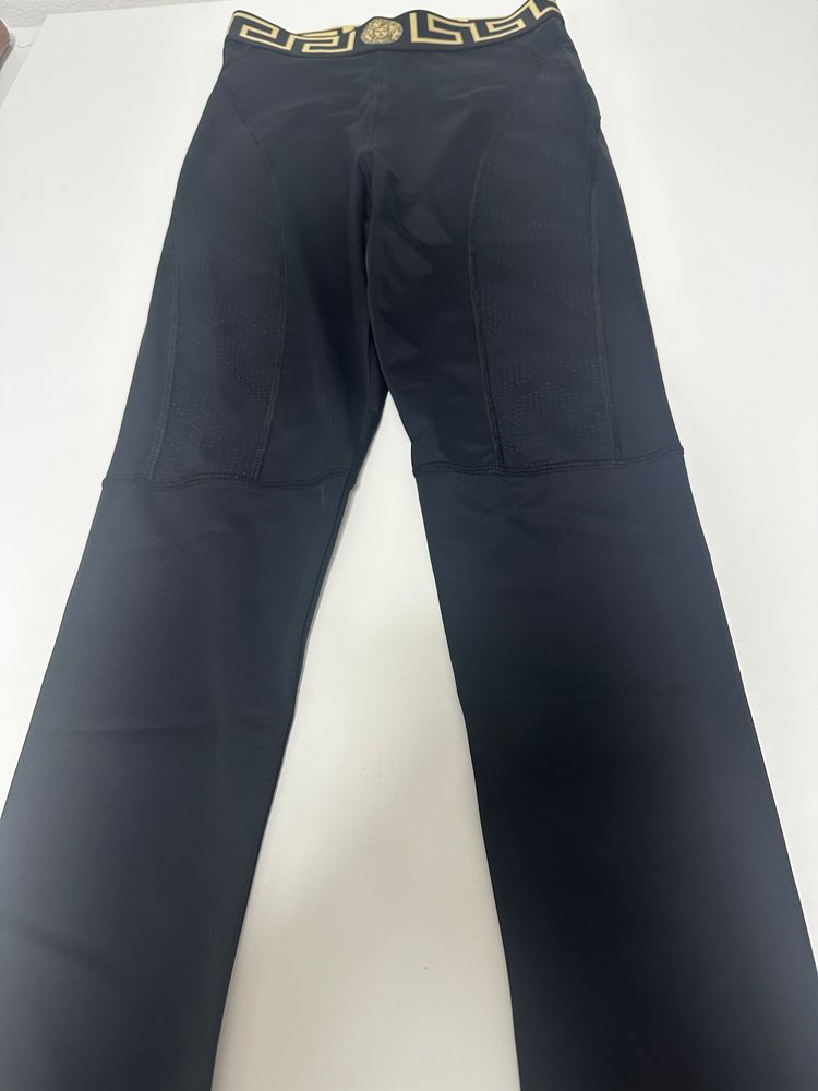 Versace Greca Black Leggings 2