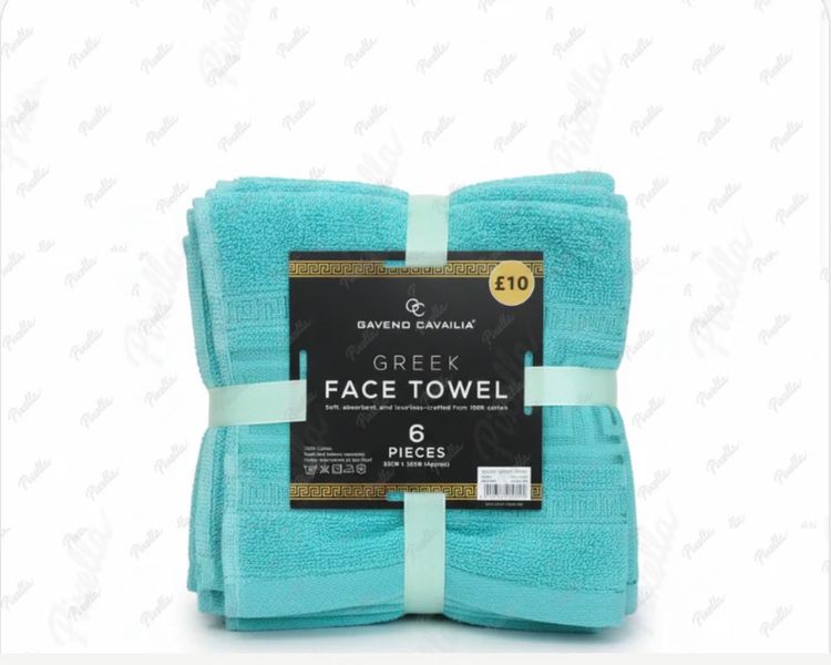 Greek Face Towel Set
