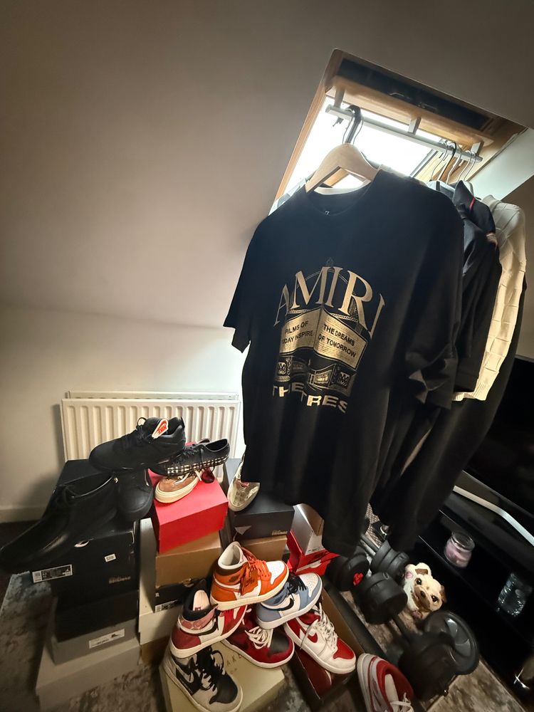 Burberry White T-Shirt With Black Logo Print