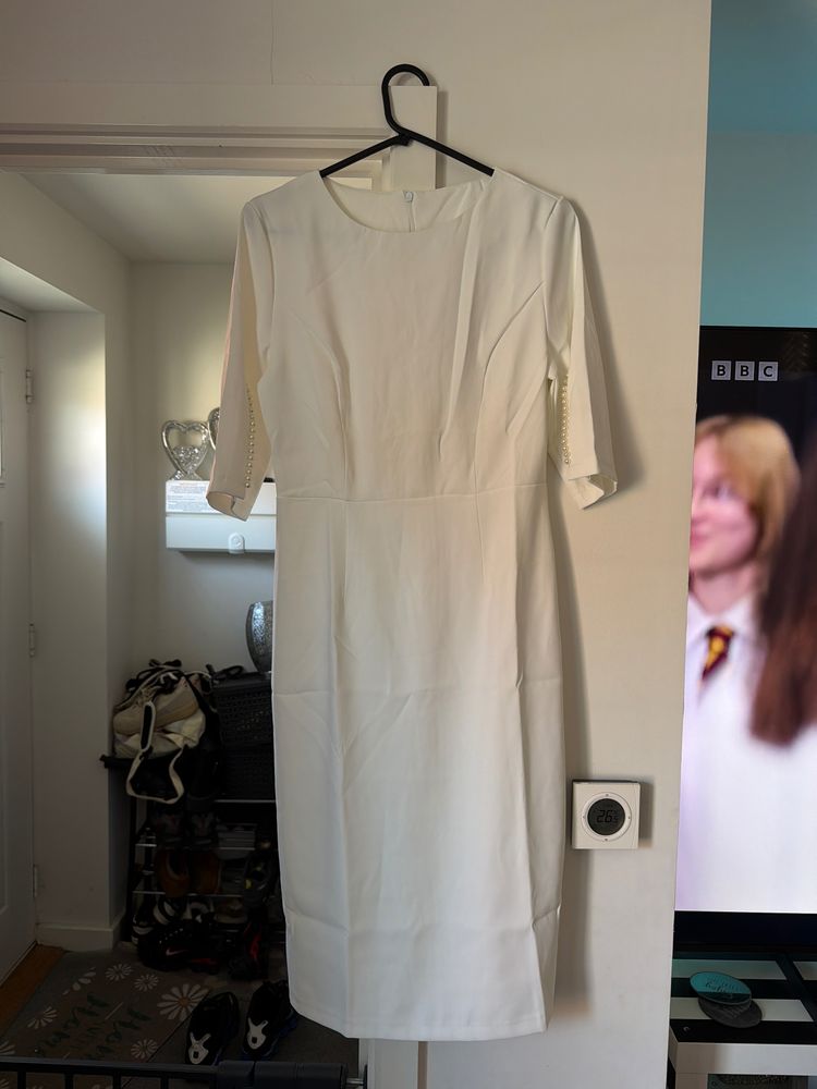 White Midi Dress