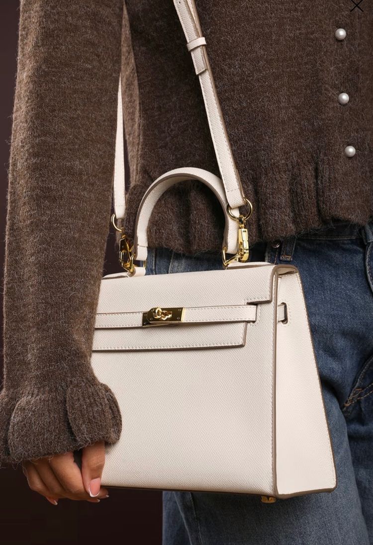 Hermès Beige Structured Handbag product image
