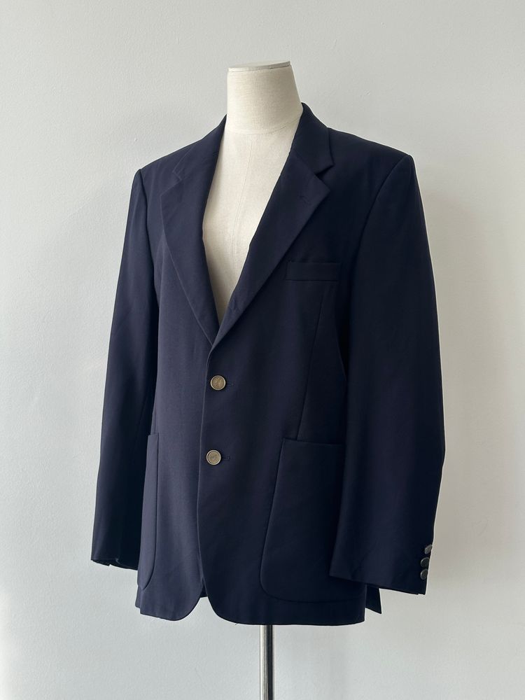 Yves Saint Laurent 1990s Pure Wool Bespoke Button Blazer - M image 1