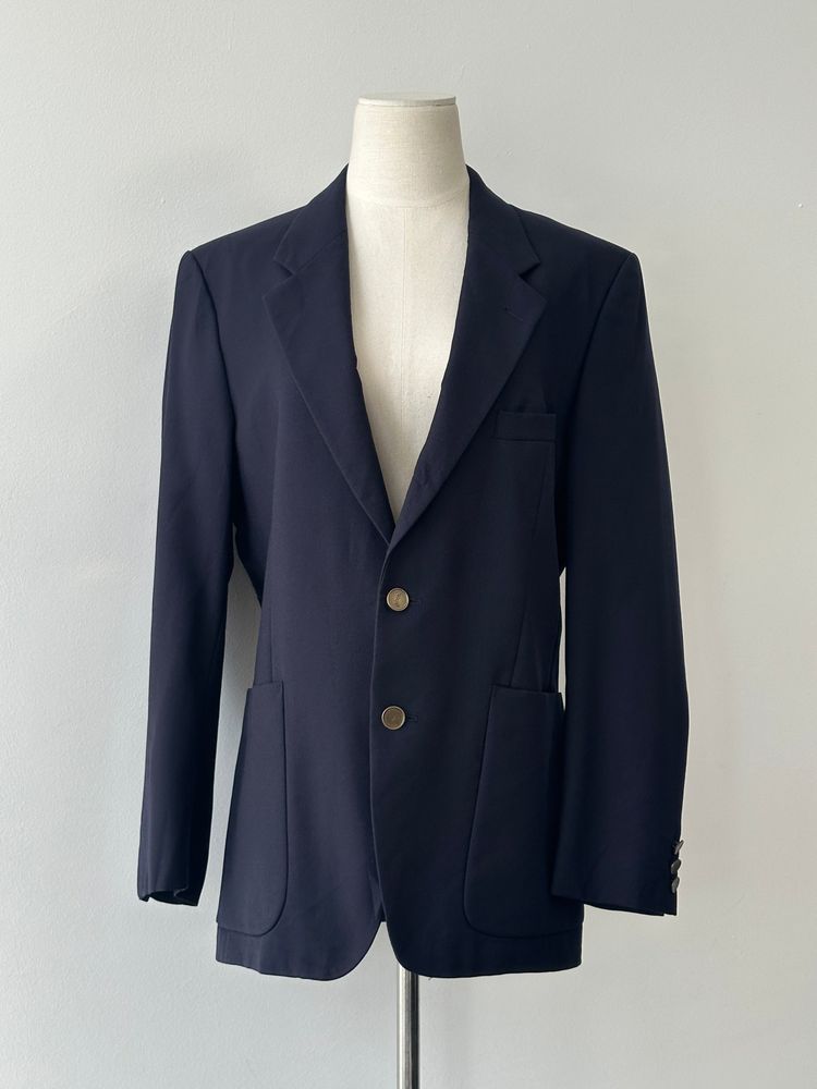 Yves Saint Laurent 1990s Pure Wool Bespoke Button Blazer - M image 6