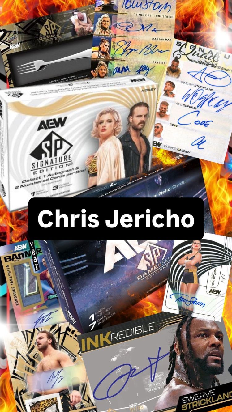 Chris Jericho (Ax6)(DUALx2)(TRIOx3)(QUADx2)(Mx10) image 1