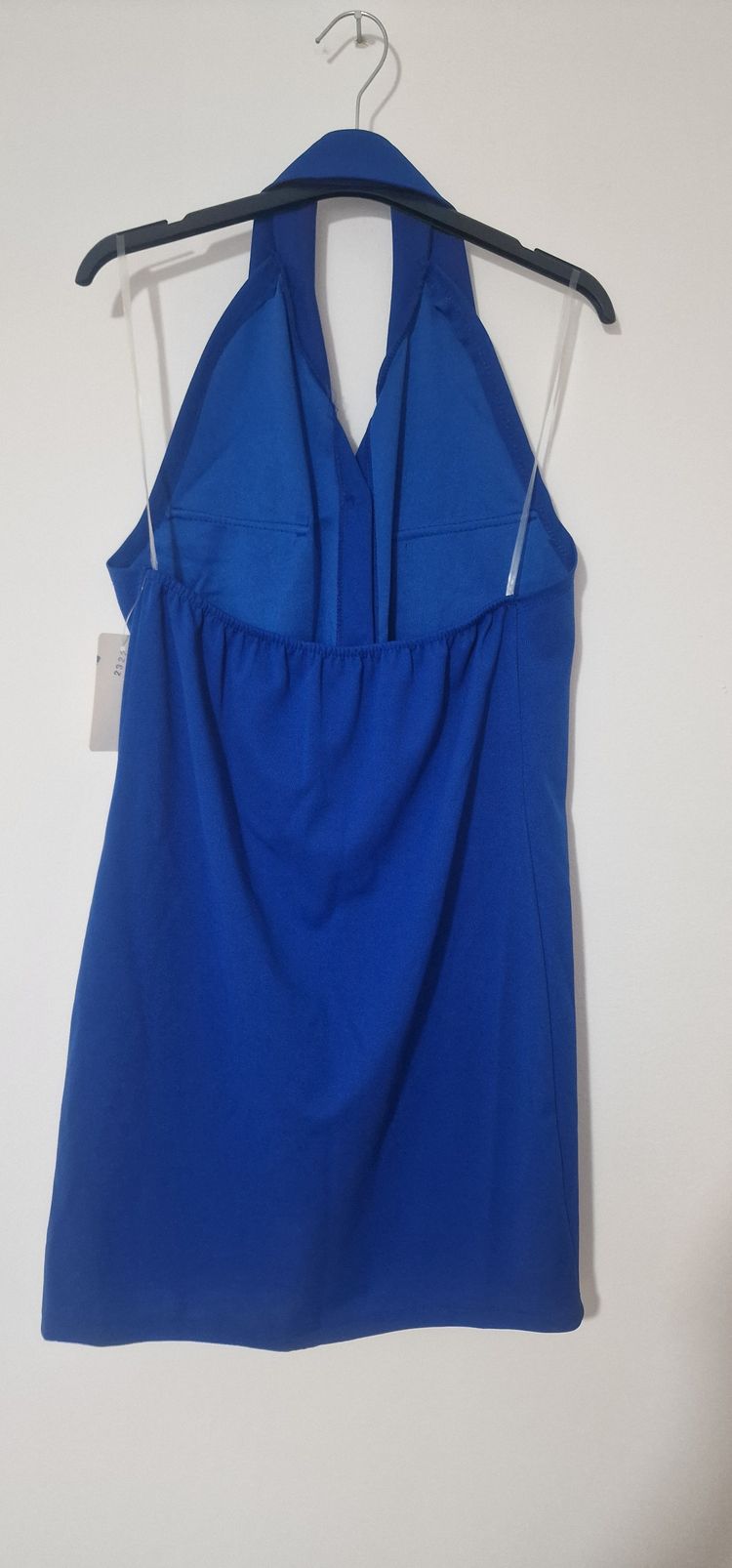 Blue Sleeveless Button-Up Dress image 3