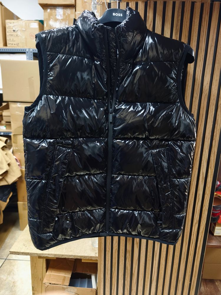 Boss Black Puffer Vest BIB
