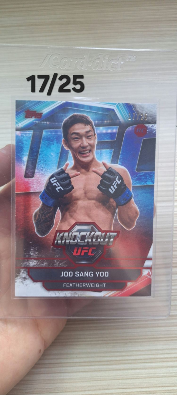 UFC Ufc Knockout Trading Card Joo Sang Yoo product image