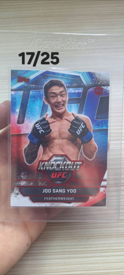 Ufc Knockout Trading Card Joo Sang Yoo