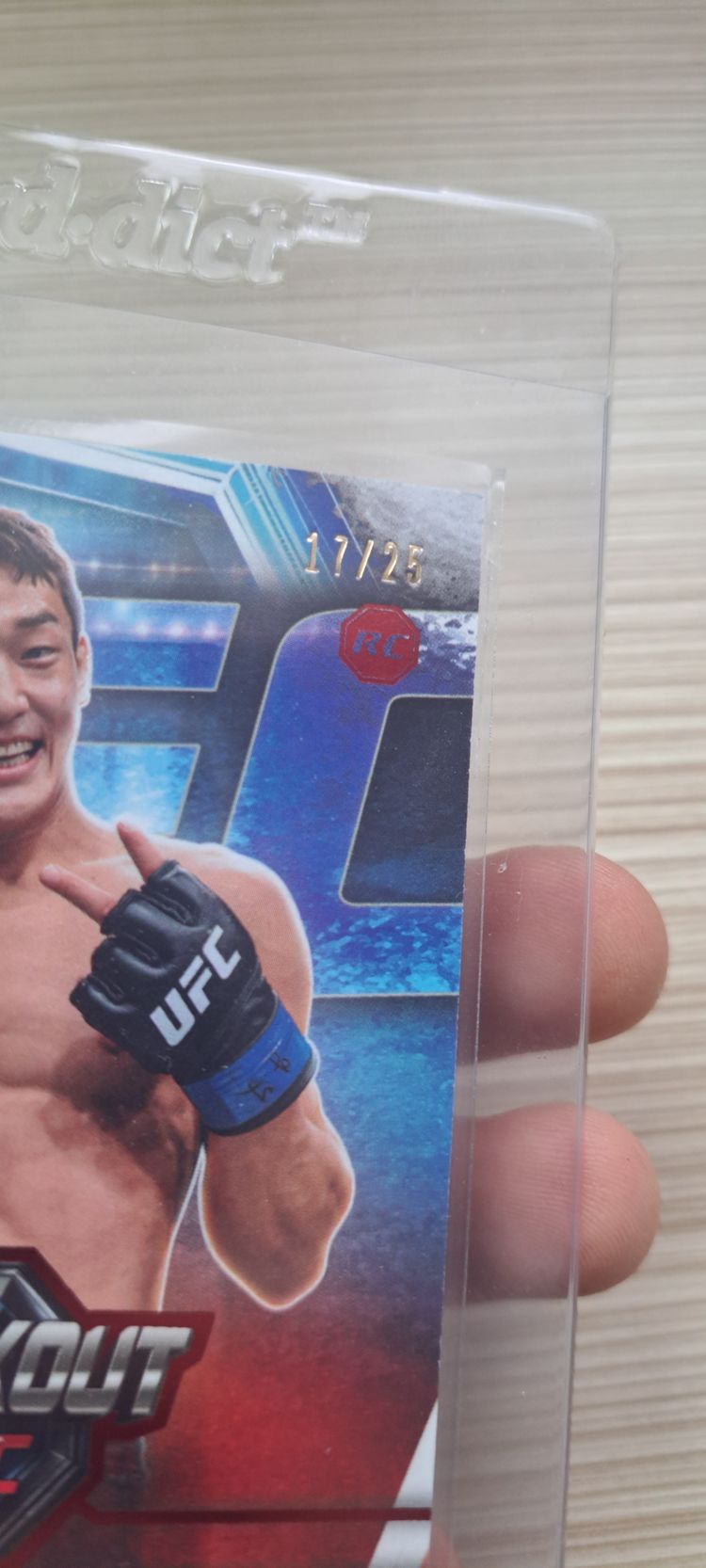 Ufc Knockout Trading Card Joo Sang Yoo obraz 2