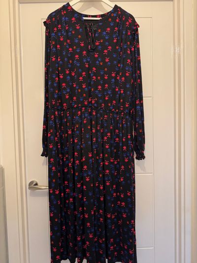 Phase Eight Floral Print Long Sleeve Dress
