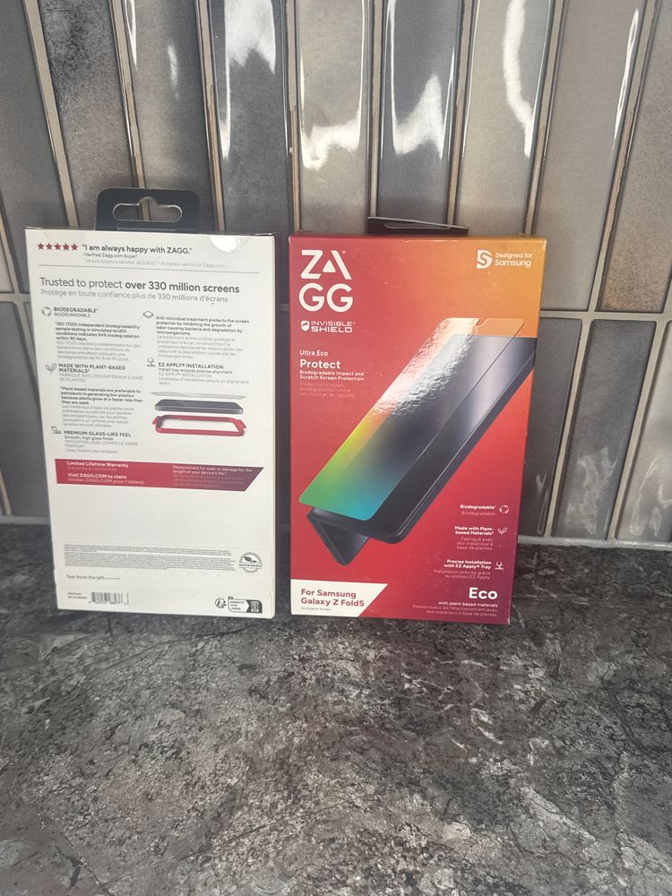Other 2 x Zagg Ultra Clear Screen Protector For Samsung Galaxy Z Fold5 product image