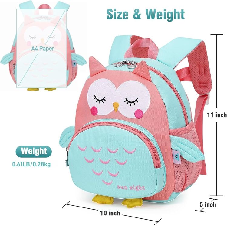 Cute Owl Kids Backpack image 2