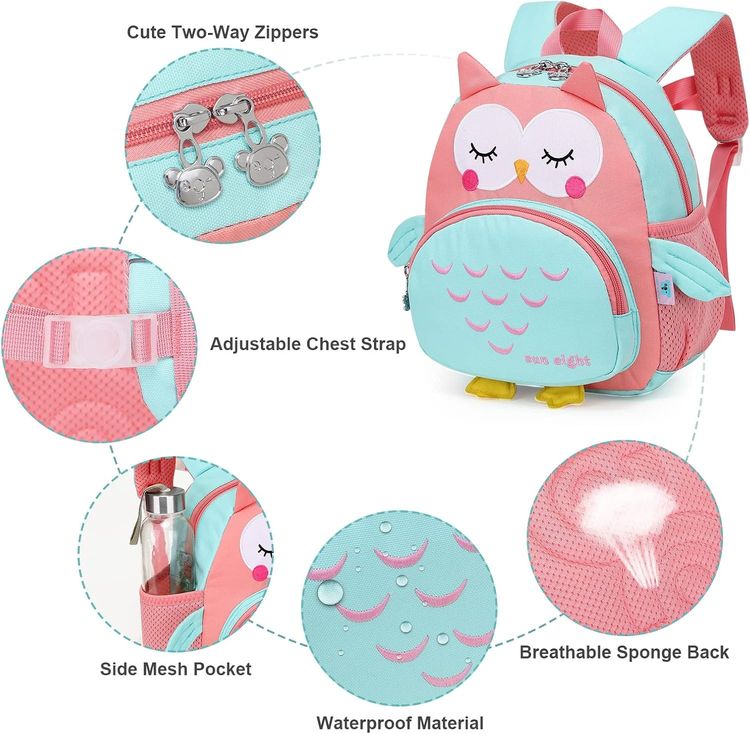 Cute Owl Kids Backpack image 3