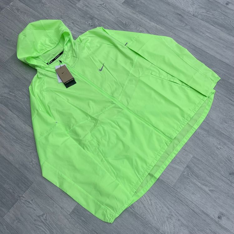 Nike Miler Repel Full Zip Windbreaker Running Jacket - Volt image 1
