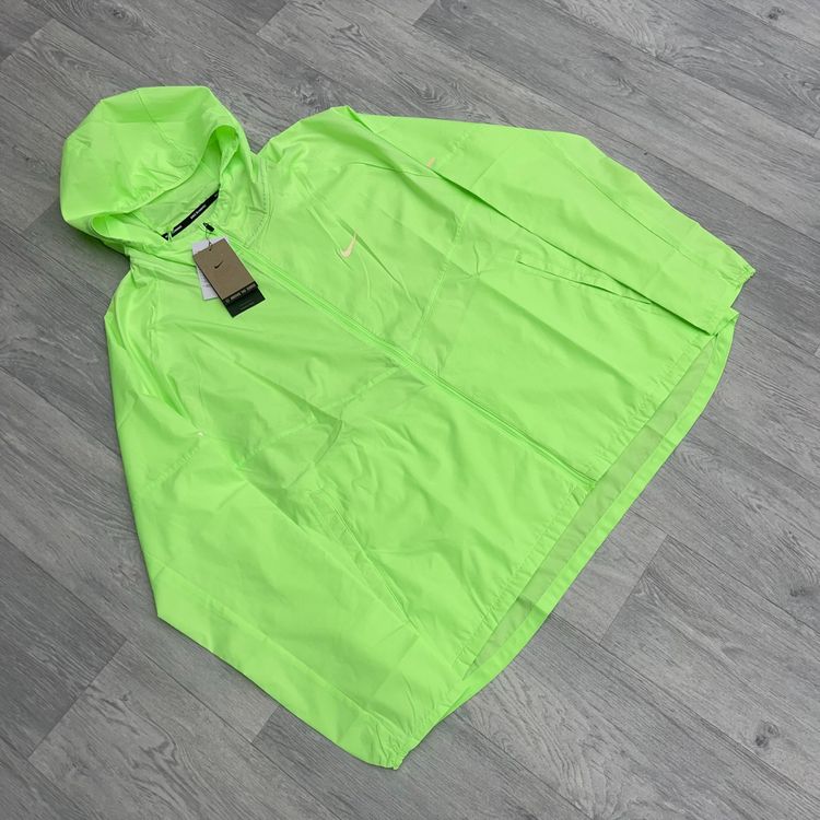 Nike Miler Repel Full Zip Windbreaker Running Jacket - Volt image 2