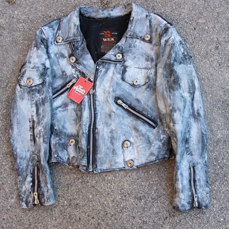 W.R.K Piragino leather jacket