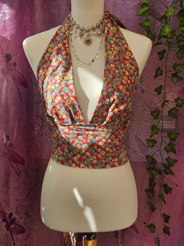 Floral Halterneck Top