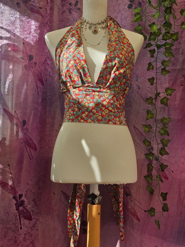 Floral Halterneck Top 2