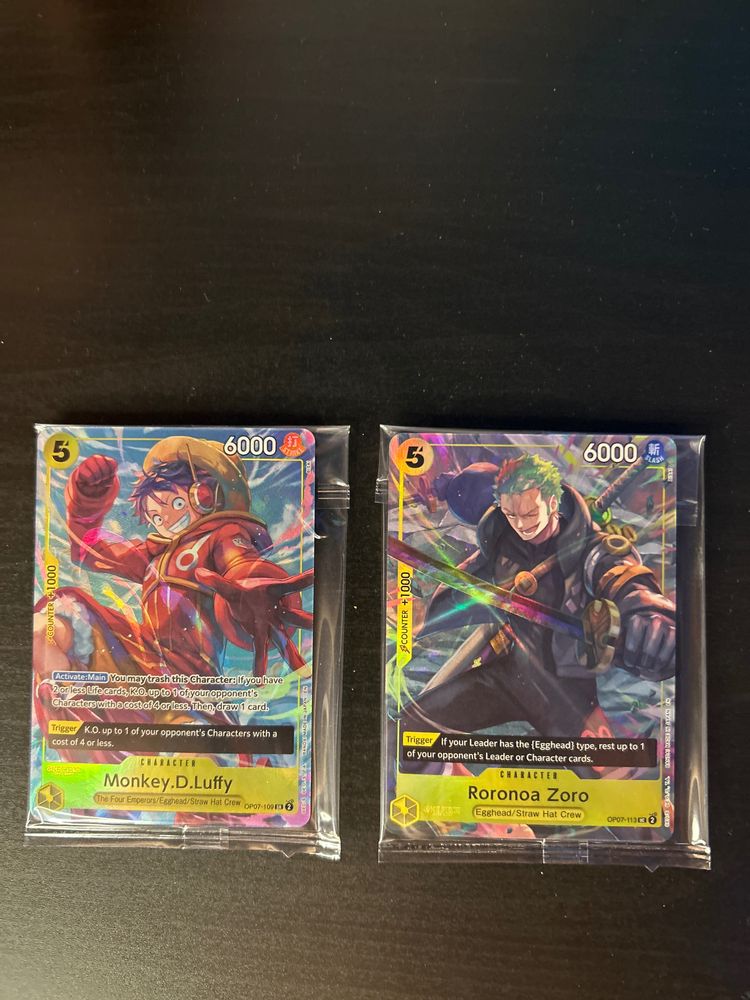 Set of 2 promo from IB3 Luffy + zoro 