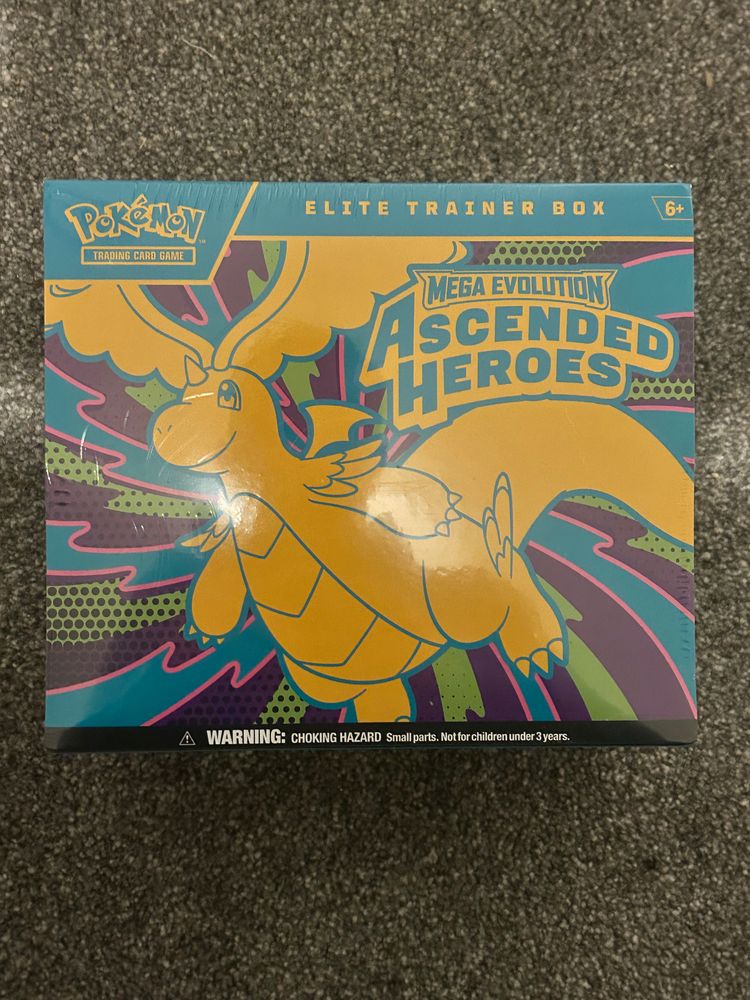 Pokémon Mega Evolution Ascended Heroes Elite Trainer Box