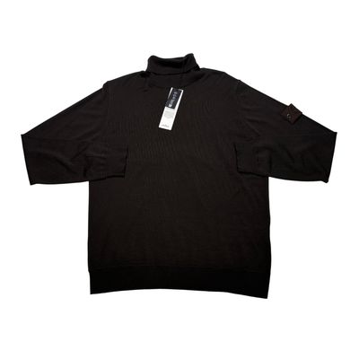 Stone Island Brown Ghost Piece Turtle Neck Jumper